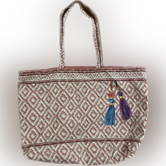 Pink designed tote bag! - Picture 1 of 2